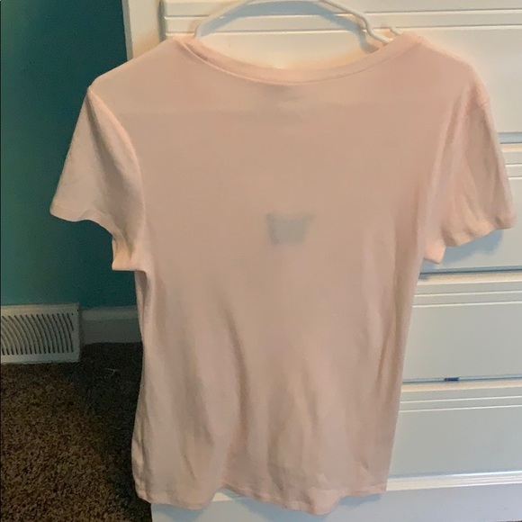 Hand embroidered butterfly tee - Picture 3 of 4